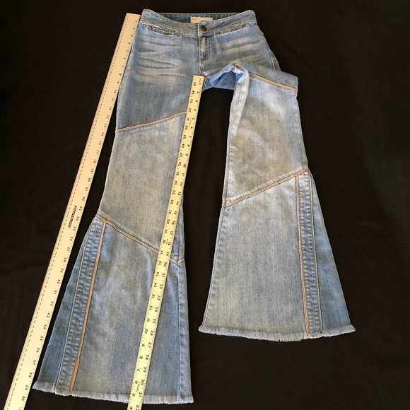 Super Rare Free People Seamed Bambi Flare Size 24 - Picture 10 of 15